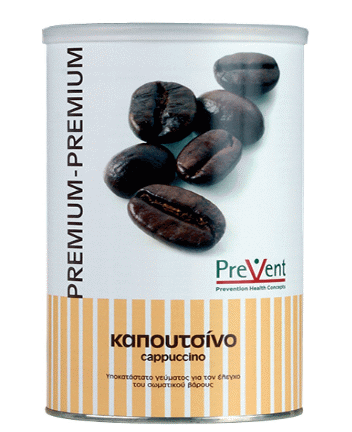 PreVent Premium Plus Καπουτσίνο Με Stevia 430gr